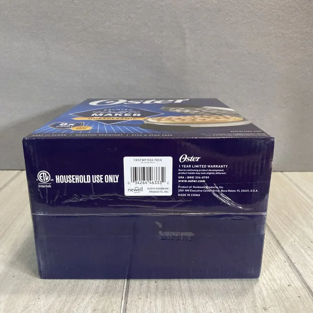 Oster Dura Ceramic Belgian Waffle Maker Stainless Steel CKSTWF1502-TECO 8